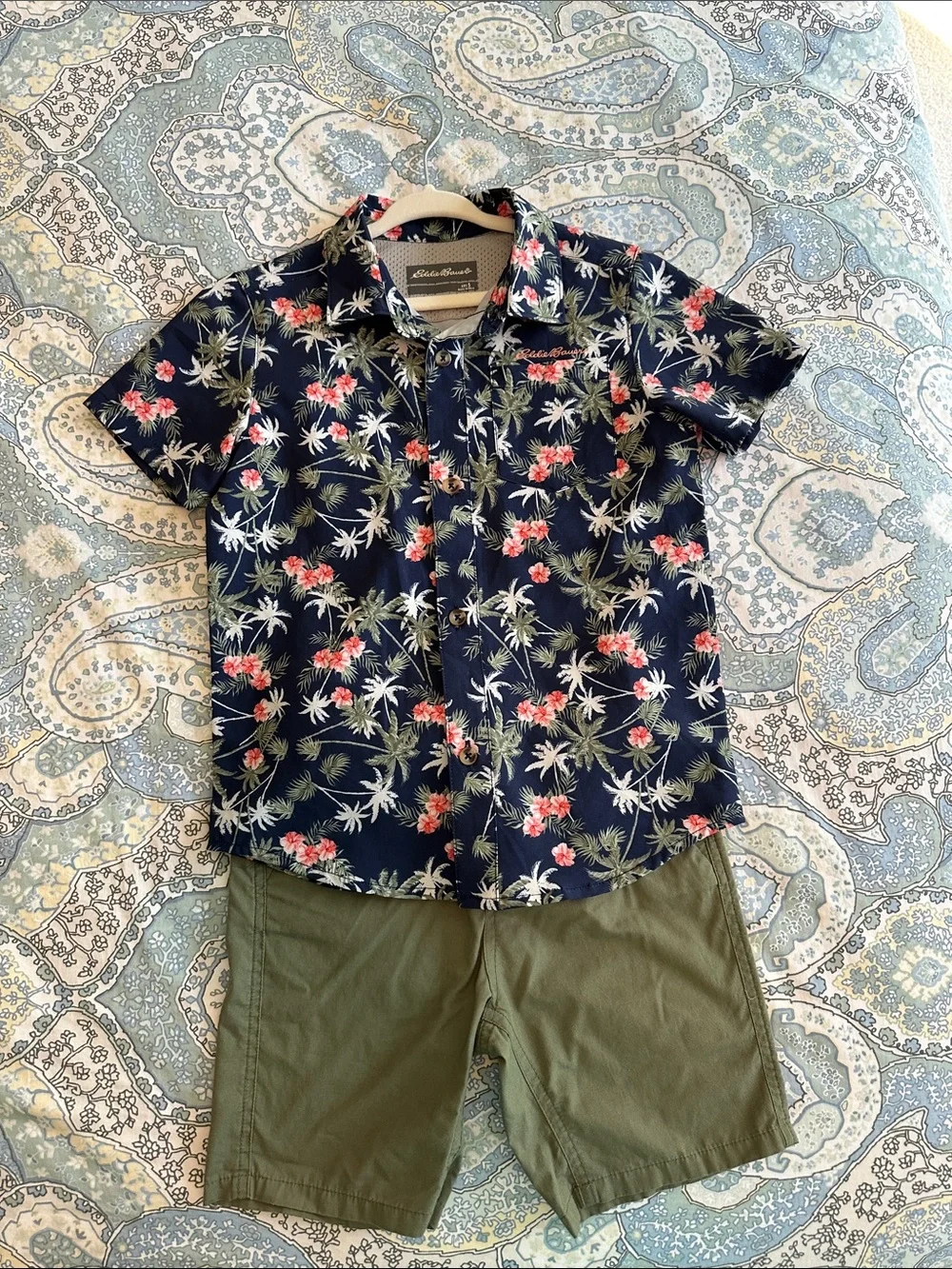 Eddie Bauer & Nautica Boys Shirt/Shorts sets